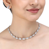 SHAHI GEMSTONE GITIKA ZIRCON NECKLACE SET