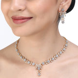 SHAHI GEMSTONE ADYA ZIRCON NECKLACE SET