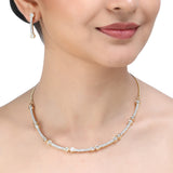 SHAHI GEMSTONE PRIYU ZIRCON NECKLACE SET