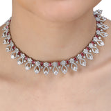 SHAHI GEMSTONE GYANI ZIRCON NECKLACE SET