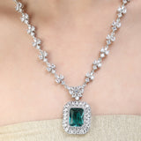 SHAHI GEMSTONE ZIRCON NECKLACE SET