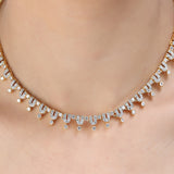 SHAHI GEMSTONE ZIRCON NECKLACE SET