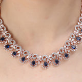 SHAHI GEMSTONE ZIRCON NECKLACE SET