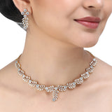 SHAHI GEMSTONE HARINI ZIRCON NECKLACE SET