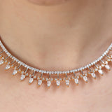 SHAHI GEMSTONE ZIRCON NECKLACE SET