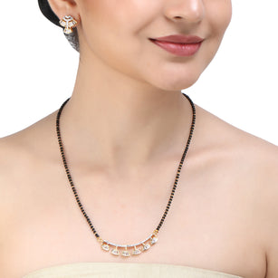 ZIRCON MANGALSUTRA CHAND SET