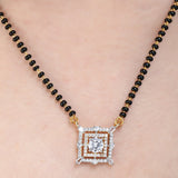 ZIRCON NECKLACE MAGALSUTRA SET