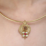 Nayaab Amoli Kundan Patti Necklace