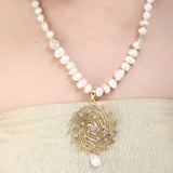 Nayaab Aesha Zercon Pendant Necklace
