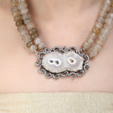 Nayaab Shira Zircon Necklace
