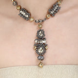 GANGA JAMUNA KUNDAN NECKLACE SET