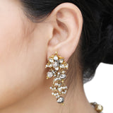 GANGA JAMUNA CHAND KUNDAN NECKLACE SET