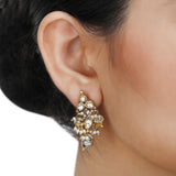 GANGA JAMUNA KUNDAN CHAND NECKLACE SET