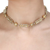 GANGA JAMUNA KUNDAN NECKLACE SET