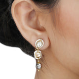 GANGA JAMUNA CHAND KUNDAN NECKLACE SET