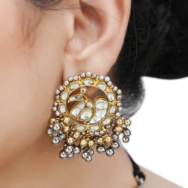 GANGA JAMUNA KUNDAN NECKLACE SET