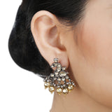 GANGA JAMUNA TIKON KUNDAN PENDANT SET