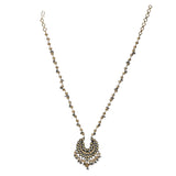 GANGA JAMUNA KUNDAN CHAND NECKLACE SET