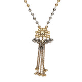 GANGA JAMUNA TIKON KUNDAN PENDANT SET