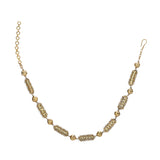 GANGA JAMUNA KUNDAN NECKLACE SET