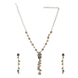 GANGA JAMUNA KUNDAN PENDANT SET
