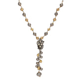 GANGA JAMUNA KUNDAN PENDANT SET