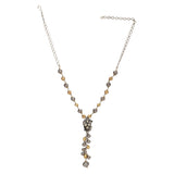 GANGA JAMUNA KUNDAN PENDANT SET