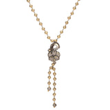 GANGA JAMUNA PEACOCK KUNDAN PENDANT SET