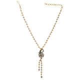 GANGA JAMUNA PEACOCK KUNDAN PENDANT SET