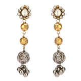 GANGA JAMUNA PLAIN TIKON NECKLACE SET