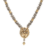 GANGA JAMUNA  KUNDAN PENDANT SET