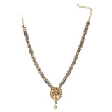 GANGA JAMUNA  KUNDAN PENDANT SET