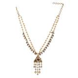 GANGA JAMUNA TIKON KUNDAN PENDANT SET