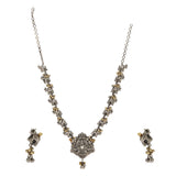 GANGA JAMUNA TEMPLE NECKLACE SET