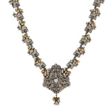 GANGA JAMUNA TEMPLE NECKLACE SET