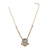 GANGA JAMUNA KUNDAN PENDANT SET