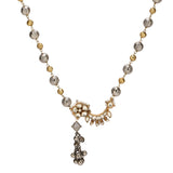 GANGA JAMUNA CHAND KUNDAN NECKLACE SET