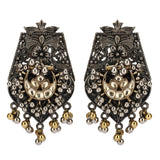 GANGA JAMUNA CHAND  KUNDAN NECKLACE SET