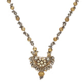 GANGA JAMUNA CHAND  KUNDAN NECKLACE SET