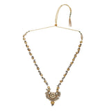 GANGA JAMUNA CHAND  KUNDAN NECKLACE SET