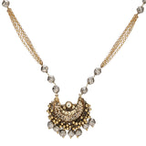 GANGA JAMUNA CHAND KUNDAN NECKLACE SET