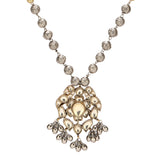GANGA JAMUNA TIKON KUNDAN PENDANT SET