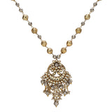 GANGA JAMUNA CHAND KUNDAN NECKLACE SET