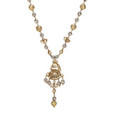 GANGA JAMUNA KUNDAN PENDANT SET