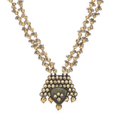 GANGA JAMUNA TEAR KUNDAN SET