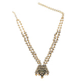 GANGA JAMUNA TEAR KUNDAN SET
