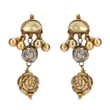 GANGA JAMUNA TEAR KUNDAN SET