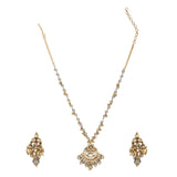 GANGA JAMUNA KUNDAN CHAND NECKLACE SET