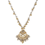 GANGA JAMUNA KUNDAN CHAND NECKLACE SET