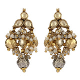 GANGA JAMUNA KUNDAN CHAND NECKLACE SET
